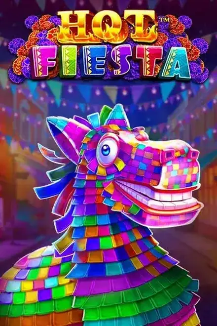 Hrací automat Hot Fiesta v karnevalových farbách, hrateľný aj s free spinmi vo Vipz