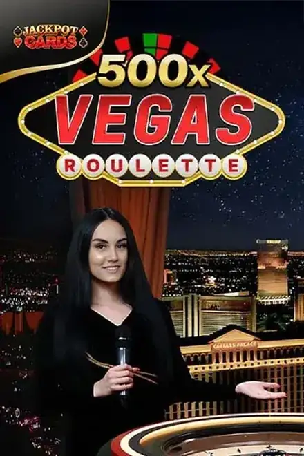 Živý stôl Vegas Roulette 500x a jeho plátno v štýle Nevady